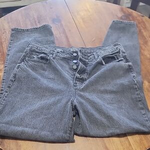 a.n.a High Rise Button-Fly Women’s Jeans in Faded Black